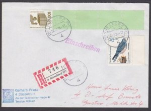 GERMANY 1974 registered cover - coil leader strip..........................W640