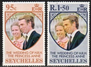 Seychelles Sc #311-312 MNH