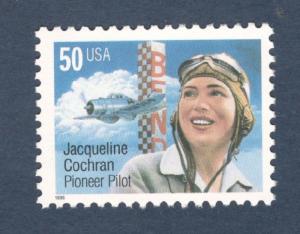 3066 Jacqueline Cochran US Postage Single Mint/nh FREE SHIPPING