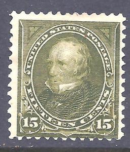 US #284 ~ Mint-OG 1898 15c Henry Clay ~ Double-Line Water...
