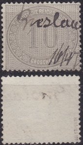 GERMANY REICH [1872] MiNr 0012 ( O/used ) [01] geprüft