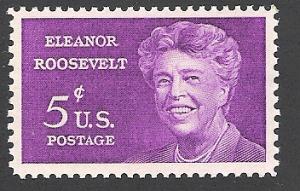 US Cat # 1236, E. Roosevelt, MNH*-