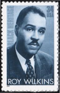 SC#3501 34¢ Roy Wilkins Single (2001) SA