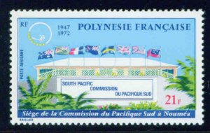 French Polynesia Scott C85 South Pacific Commission  MH* 1972