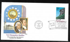 United States 2344 New Hampshire Fleetwood First Day Cover FDC (z2)