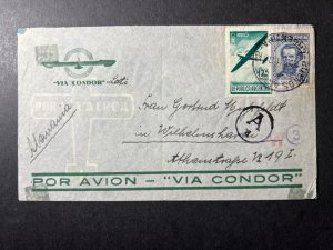 1941 Argentina Cover Buenos Aires to Germany Graf Spee Prisoner of War POW