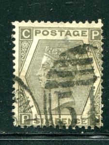 Great Britain #60 Pl #12 used F-VF  cat $250