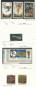 Cook Islands, Postage Stamp, #327-9, 395, 403-5, 803, 807 Used, 1972-84