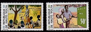 Burkina Faso # 256-257, Women's Education, Mint NH, 1/2 CAt.