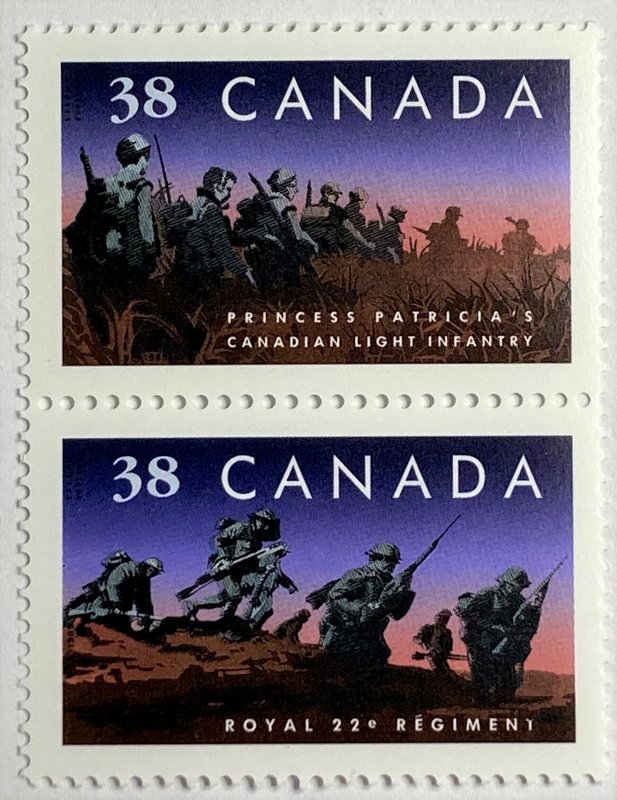 CANADA 1989 #1250a Canadian Infantry Regiments - MNH