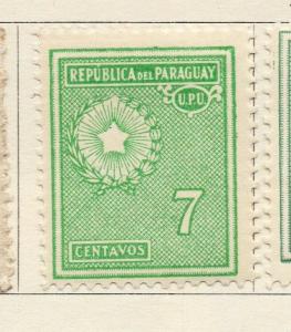 Paraguay 1927-30 Early Issue Fine Mint Hinged 7c. 191087