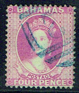 BAHAMAS  1882 P.14 4d rose very fine - 42130