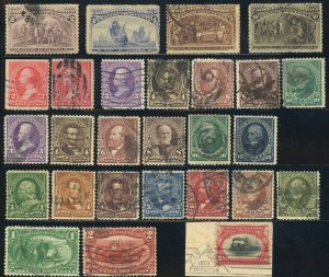 USA Early Postage Stamp Collection Used