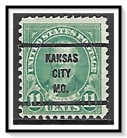 US Precancel #692-63 Kansas City MO Used