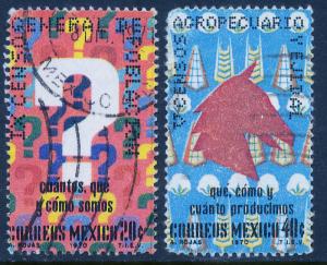 MEXICO 1024-1025 Census. Used. (303)