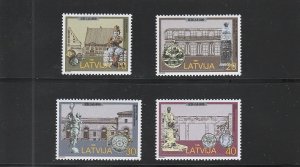 Latvia  Scott#  468-471  MNH  (1998 City of Riga, 800th Anniversary)