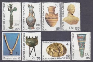 1983 Cyprus 587,589-91,593-94,596-97 Overprint 7,80 €
