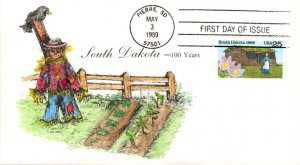 #2416 South Dakota Statehood Karen's FDC