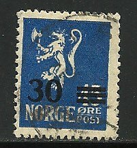 Norway # 129, Used