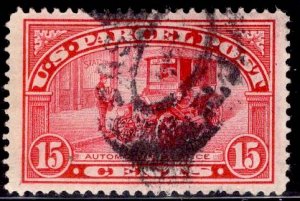 US Stamp #Q7 15c Carmine Rose Parcel Post USED SCV $13.50