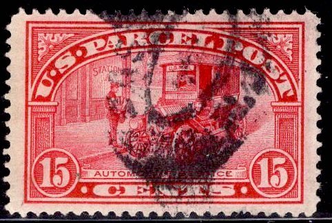 US Stamp #Q7 15c Carmine Rose Parcel Post USED SCV $13.50