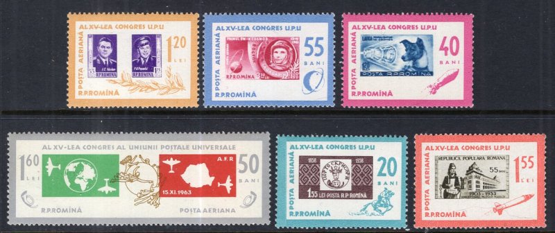 Romania C146-C150,CB22 MNH VF