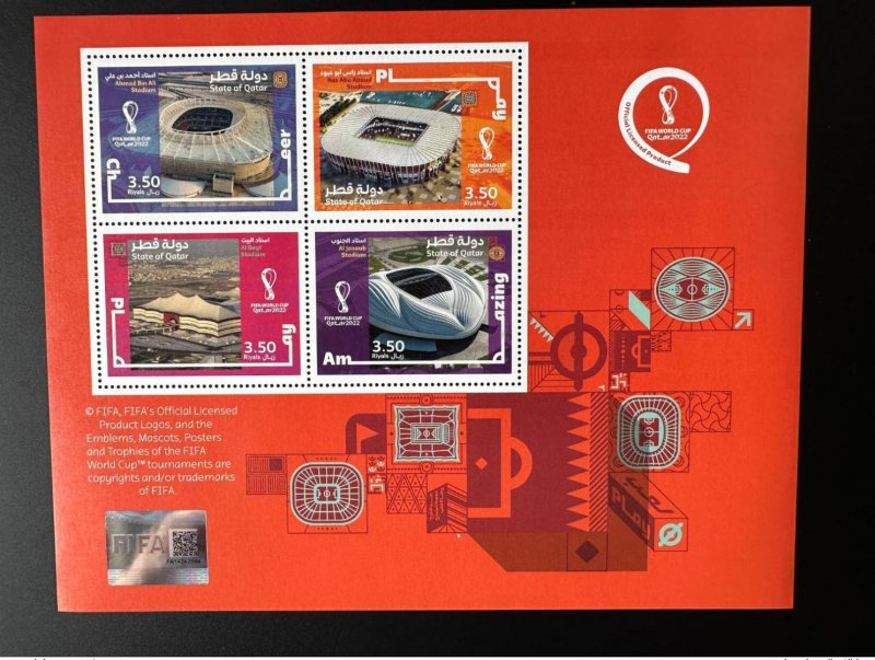 Qatar 2022 Block FIFA Football World Cup Soccer WM Stadiums