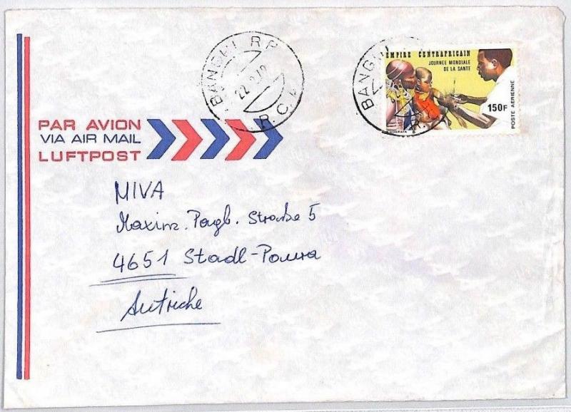 Central Rep Africa MISSION STATION MINDAO Cover MISSIONARY VEHICLES 1979 CA205