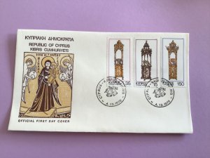 Cyprus First Day Cover Christmas Scene 1978 Stamp Cover R43060
