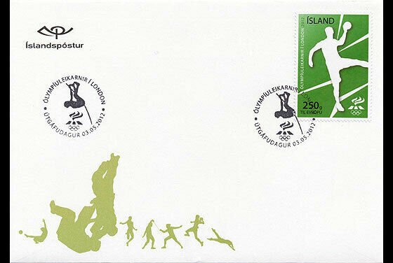 2012   ICELAND  -  SG: 1360 - SUMMER OLYMPICS, LONDON - FIRST DAY COVER