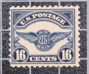 Scott C5 16 Cents Propeller OG MH Nice Stamp SCV $60.00