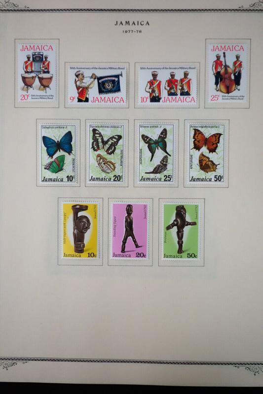 Jamaica 1800's to 1970's Stamp Collection