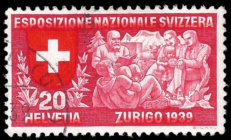 Switzerland 1939 Sc 247-255 uvf a couple with small flaws
