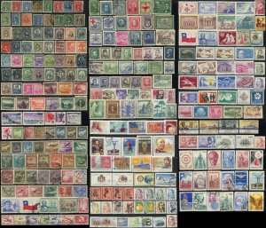 250+ Chile Postage Latin America Stamp Collection Used Mint LH