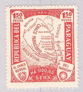 Paraguay 324 MLH Map Gran Chaco (BP1929)