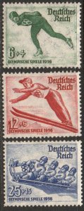 Germany Sc #B79-B81 Mint Hinged