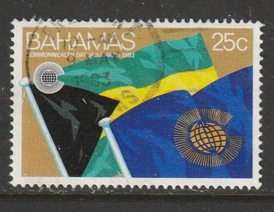1983 Bahamas - Sc 529 - used VF - 1 single - Commonwealth Day