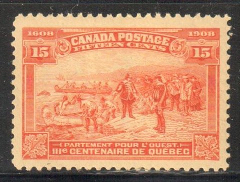 Canada #102 XF  MINT OG H C$350.00 - Perfect Centering