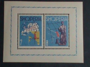 ALBANIA- 1962 SC#630-1a  TOURIST PROPAGANDA -MNH S/S SHEET VERY FINE-VERY RARE