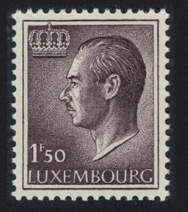 Luxembourg Grand Duke Jean 1f.50 - purple Normal paper 1966 MNH SG#760 MI#726x