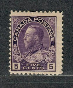 Canada Sc#112 M/H/F, Cv. $40