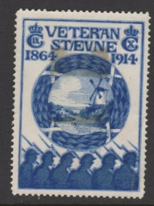 Denmark - Veterans Convention Commemorative Stamp, 1864-1914 -NG 