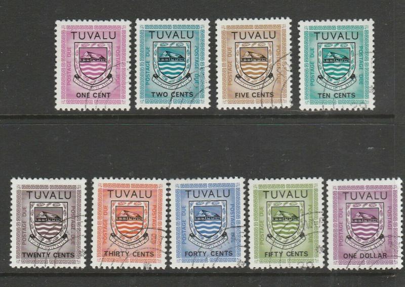 Tuvalu 1981 Dues, No Imprint, VFU/CTO SG D1/9