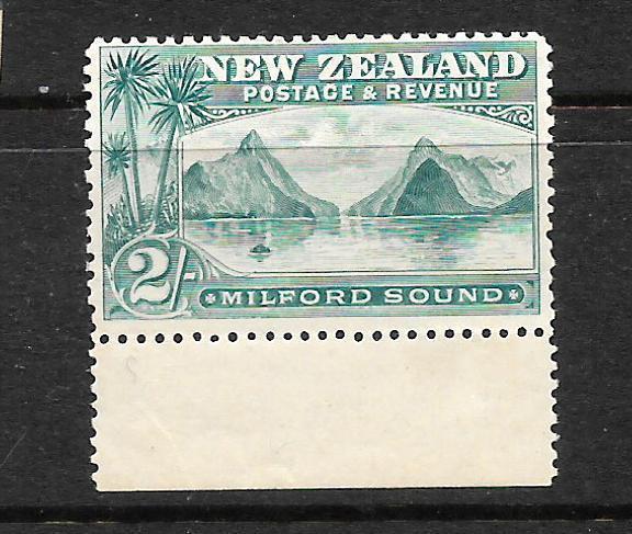 NEW ZEALAND 1898  2/-  PICTORIAL  MLH  LONDON PRINT   SG 258    CP E20a2