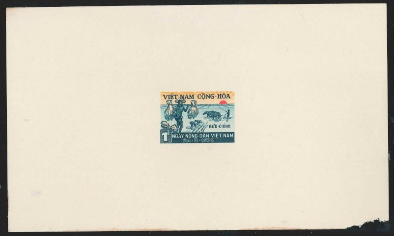 South Vietnam - 1972 - SC415 - 416 - Rice Farming - Deluxe Sheets - RARE!!!