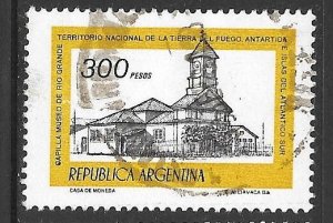 Argentina 1171: 300p Chapel of the Rio Grande Museum, used, F-VF