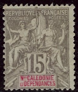 New Caledonia #48 Mint Fine SCV$20...French Colonies are Hot!