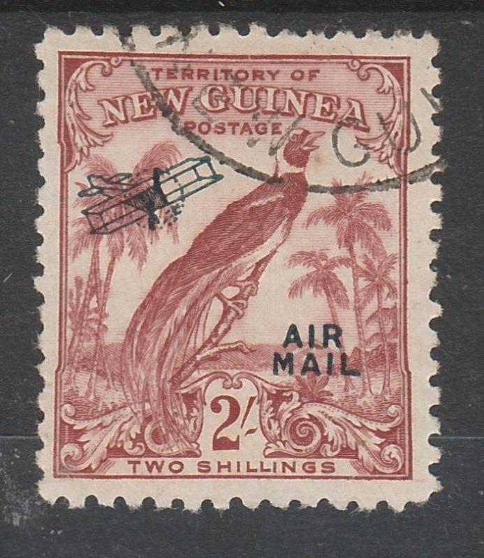 NEW GUINEA 1932 UNDATED BIRD AIRMAIL 2/- USED 