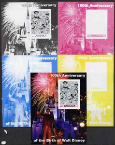 Angola 2002 Birth Centenary of Walt Disney #06 s/sheet - ...