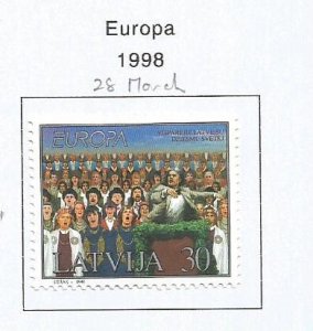 LATVIA - 1998 - Europa - Perf Single Stamp - Mint Lightly Hinged